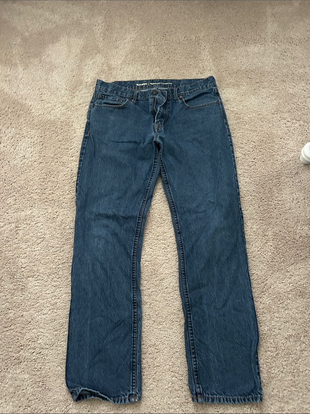 Old Navy Men's Indigo Straight Jeans 33 x  32